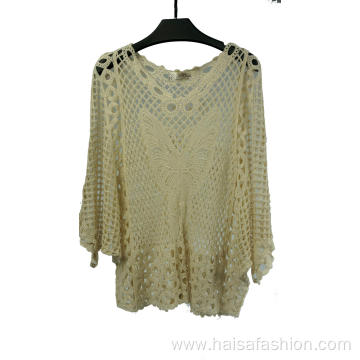 Summer Women's Hollow Out Knitting Top